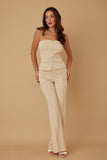 Classy Two Piece Sets With Oval Crystal Stone
