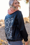Chaqueta de cuero sintético