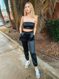 Conjunto de pantalón con top de tubo
