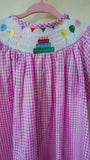 Baby Purple Summer Dress with Birthday Cake 3T-4T