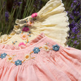 Embroidered Dress with Flowers