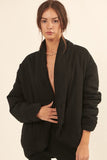 Elegante chaqueta negra Yara