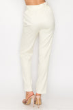 High-rise Belted Pants