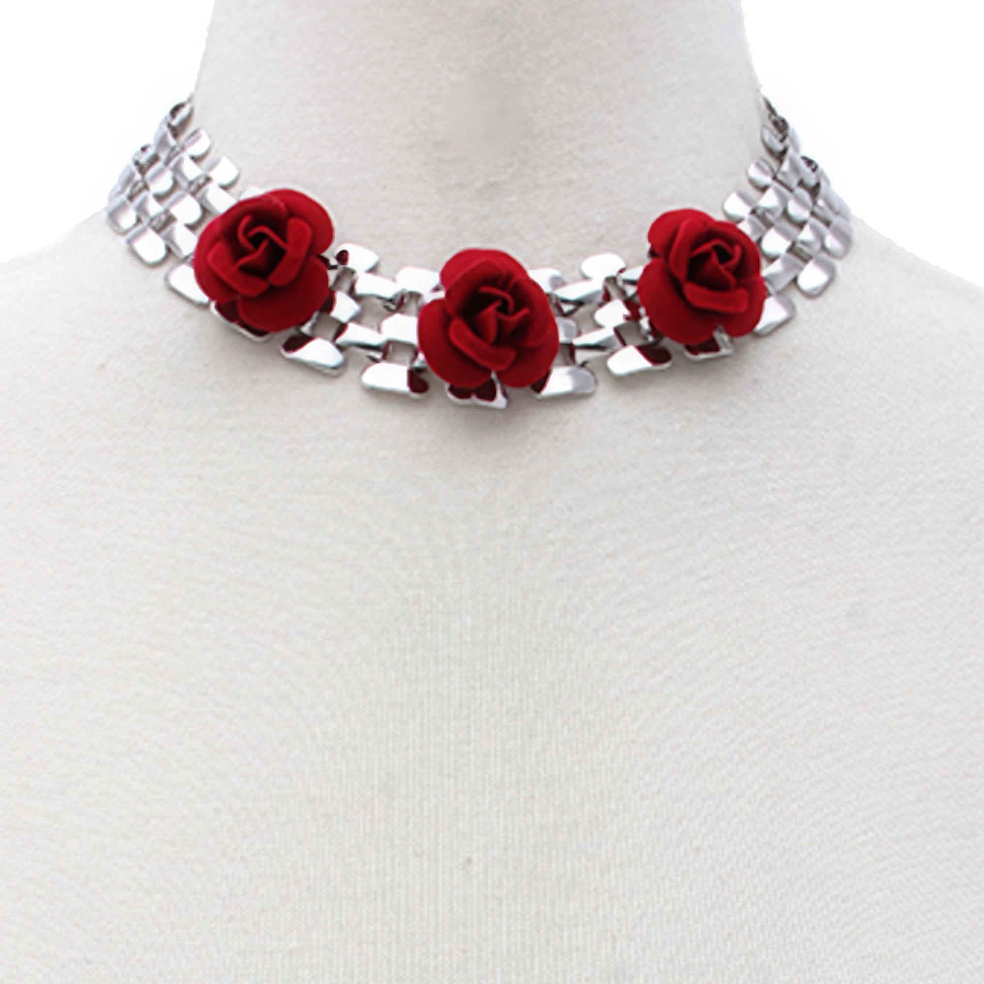 Sodajo Flower Metal Necklace